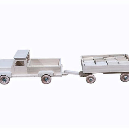 Dump Wagon And Pick Up Truck Set
