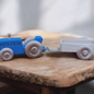 Mini Wooden Tractor And Wagon