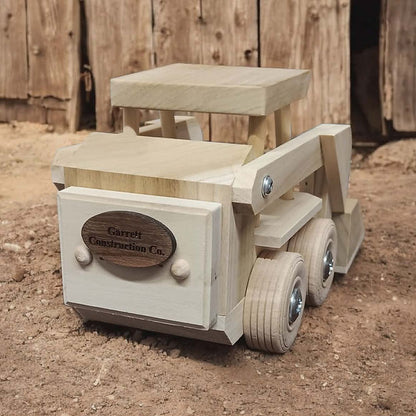 Wooden Toy Skid Loader Tractor