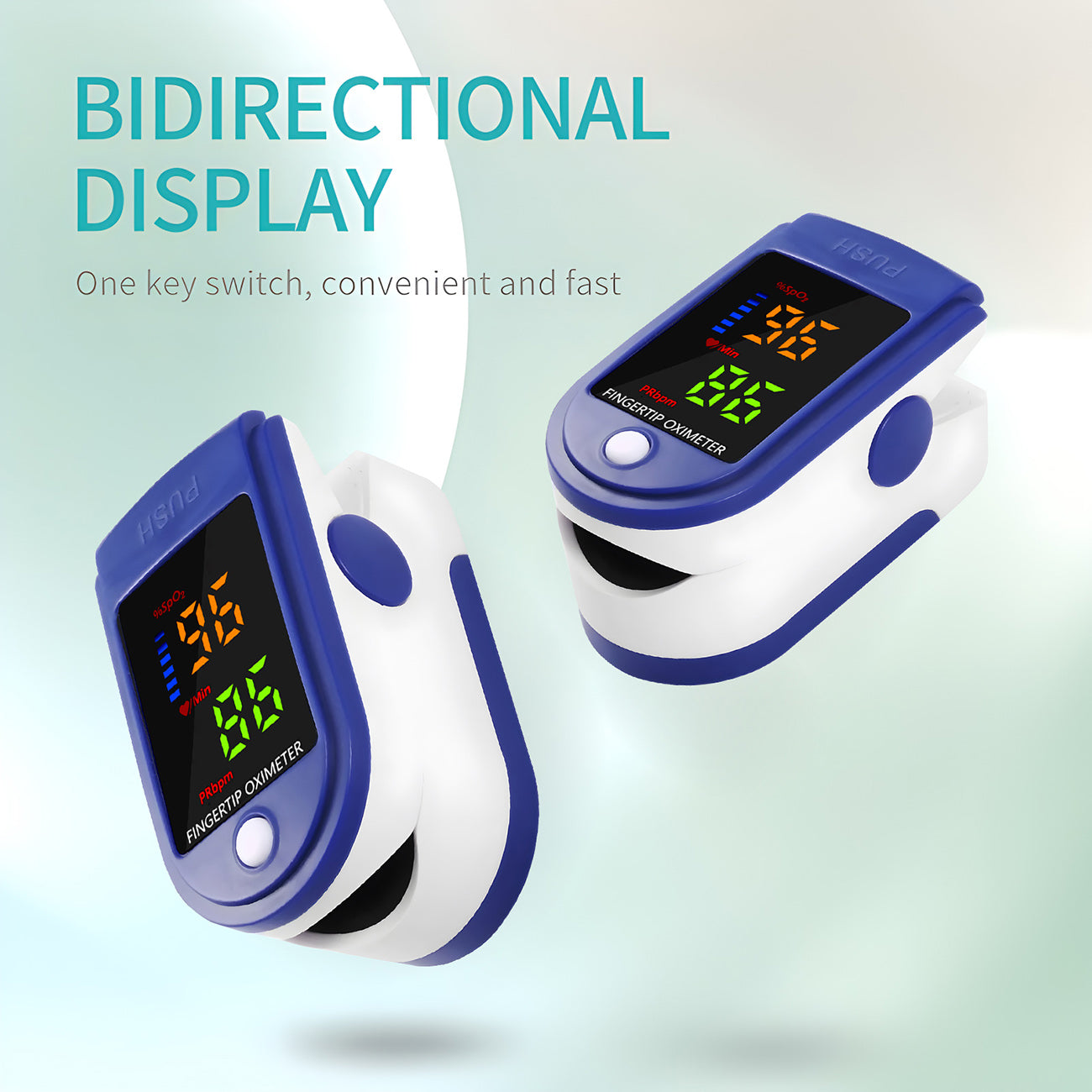 Medical Finger Pulse Oximeter Saturometer Oxygen