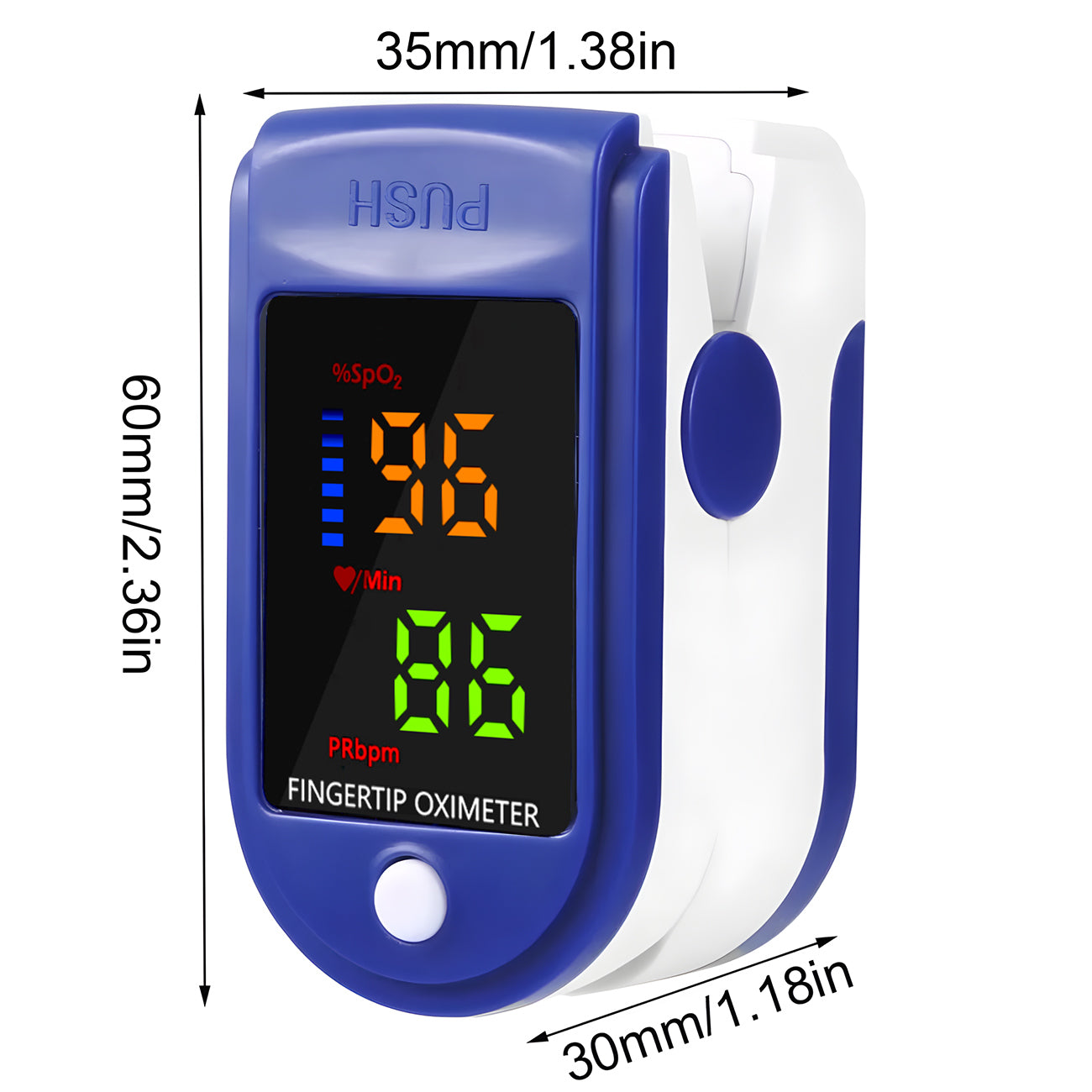 Medical Finger Pulse Oximeter Saturometer Oxygen