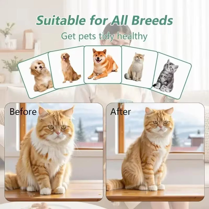 3 in-1 pet steam brush