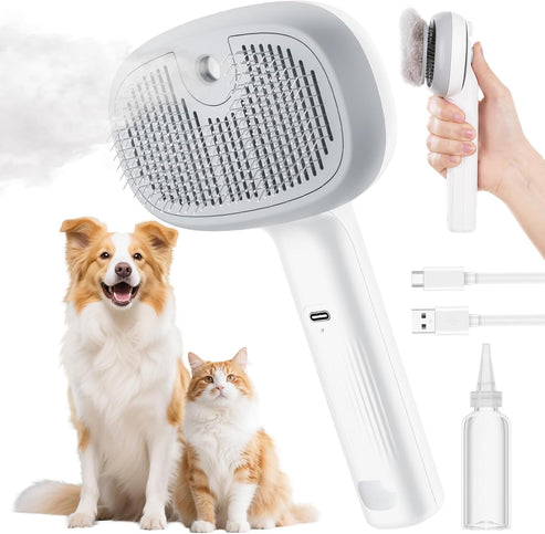 3 in-1 pet steam brush